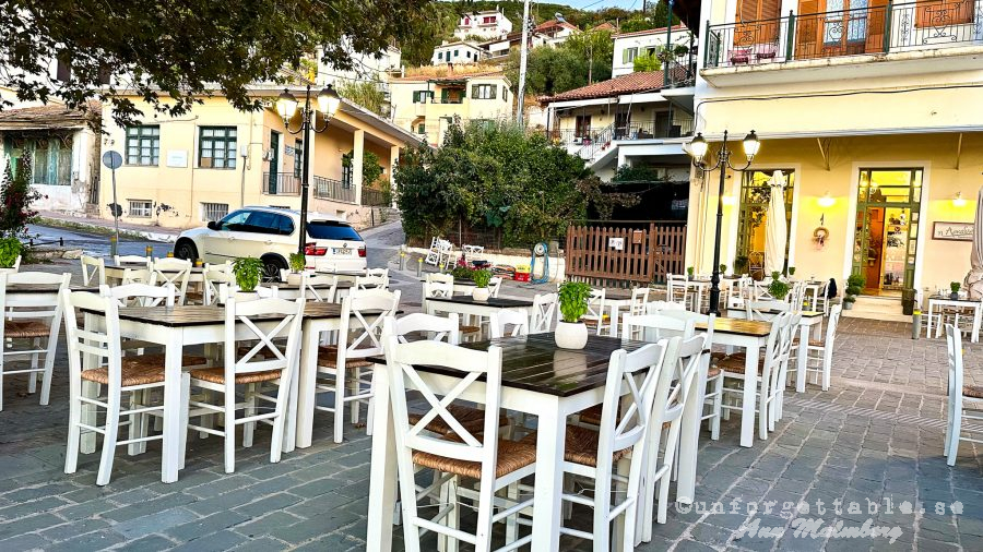 Restaurang Arkadia Gefsipoleio old town Kyparissia Grekland